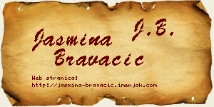 Jasmina Bravačić vizit kartica